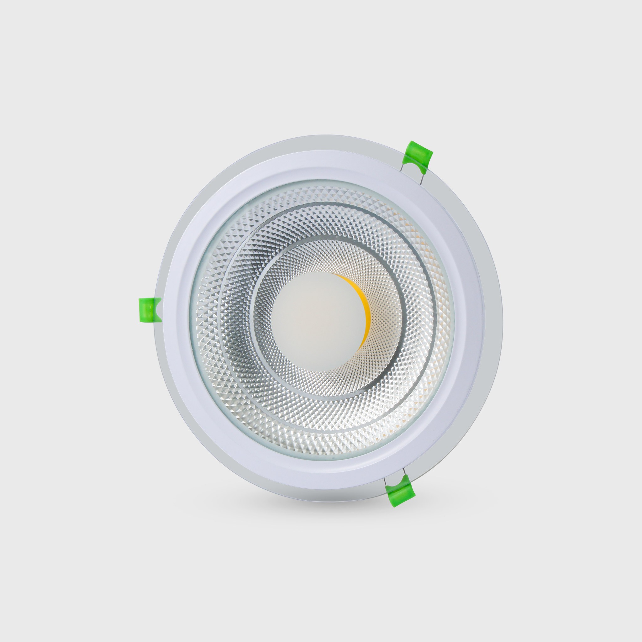 MS-21610 COB Glass Panel Light-Round 24W WW